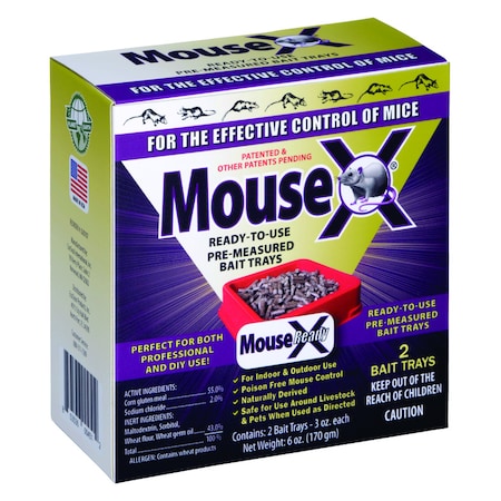 Mousex MouseX Non-Toxic Bait Pellets For Mice and Rats 6 oz 2 pk 620107